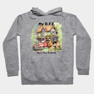 Dog - My B.F.F. German Shepherd Hoodie